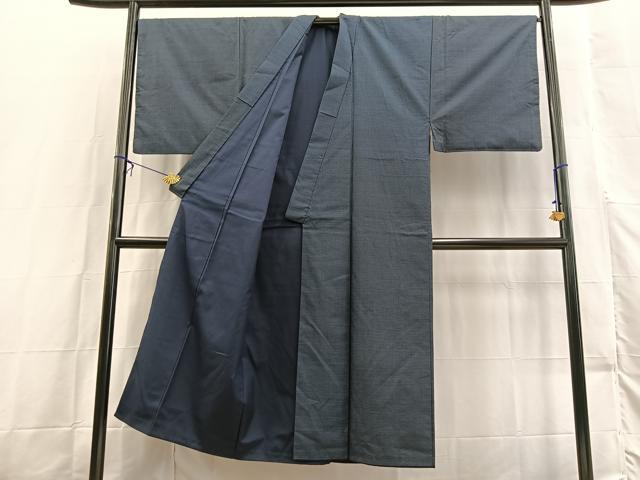 平和屋着物■男性 本場大島紬 アンサンブル 長羽織 100亀甲 総詰め 羽裏:富士 正絹 逸品 BAAX3570yc