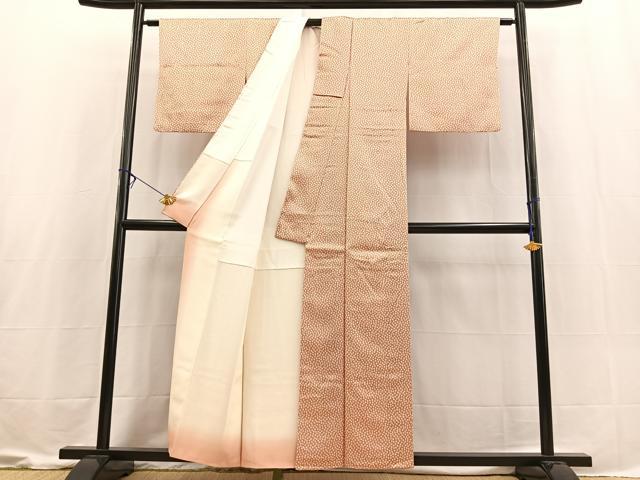 平和屋着物■上質な小紋 小花尽くし 正絹 逸品 BAAX3614yc