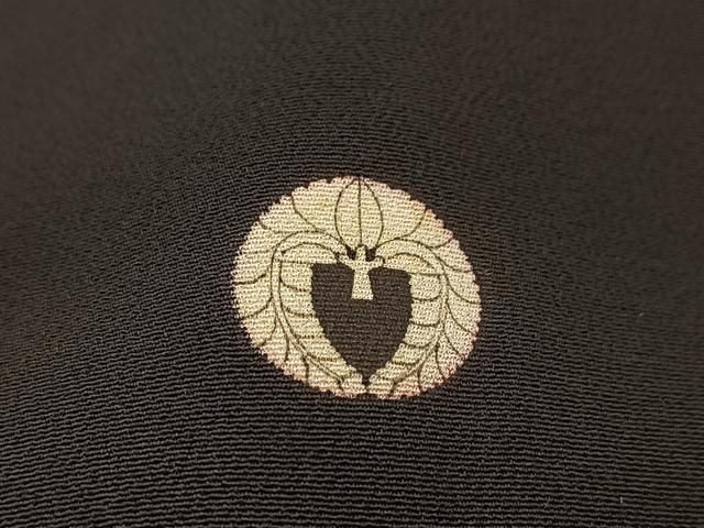 平和屋着物■豪華黒留袖 銀駒刺繍 飛鶴松文 金銀彩 正絹 逸品 BAAX3628yc