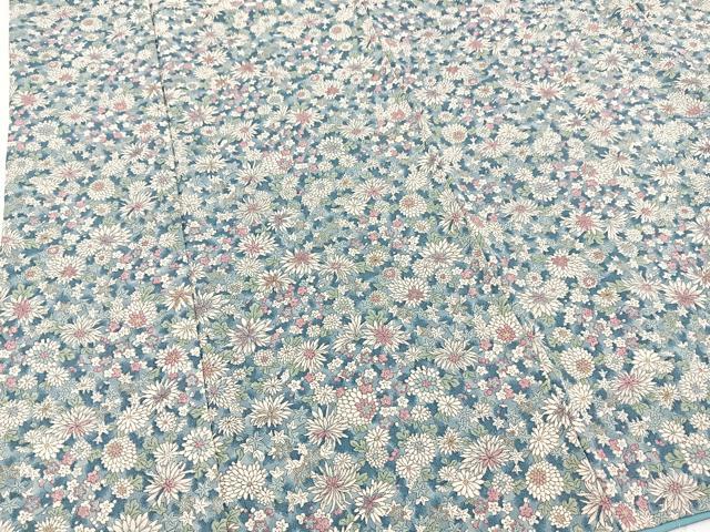 平和屋着物■上質な小紋 花尽くし 正絹 逸品 BAAX3634yc