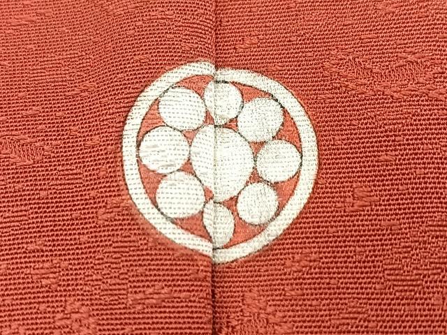 平和屋着物■豪華色留袖 色無地 総刺繍 赤丹色 正絹 逸品 BAAX3643yc