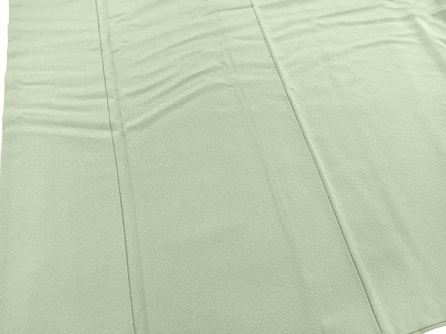 平和屋着物●上質な色無地 赤塚次男 泥染 柳鼠色 証紙付き 正絹 逸品 BAAX3688yc