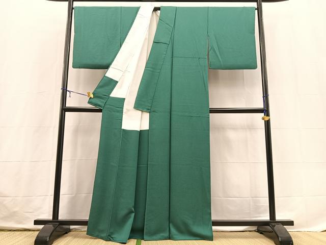 平和屋着物■上質な色無地 天鵞絨色 正絹 逸品 BAAX3689yc