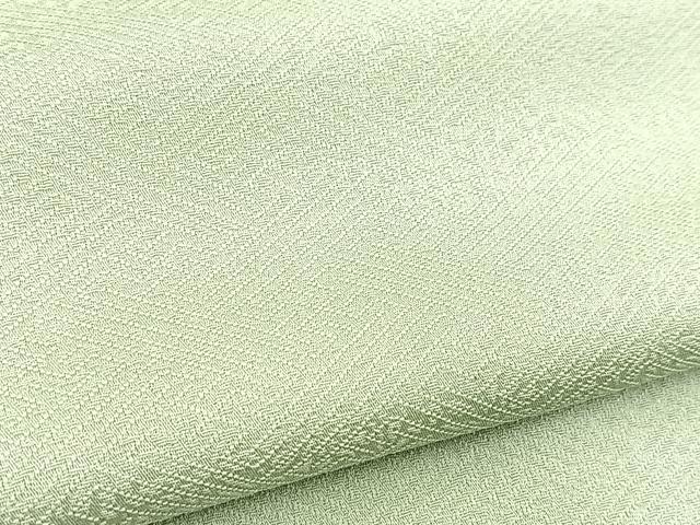 平和屋着物■上質な色無地 紗綾形地紋 柳鼠色 正絹 逸品 BAAX3693yc