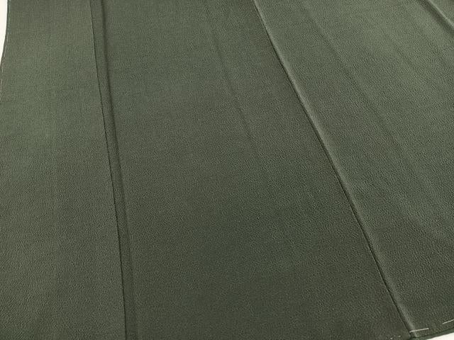 平和屋着物●上質な色無地 革色 反端付き 正絹 逸品 未使用 BAAX3697yc