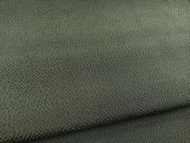 平和屋着物●上質な色無地 革色 反端付き 正絹 逸品 未使用 BAAX3697yc