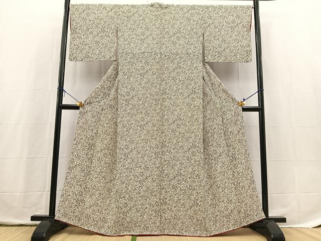 平和屋着物■上質な小紋 松竹梅 正絹 逸品 BAAX3749yc