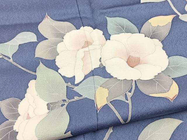 平和屋着物■訪問着 作家物 椿 正絹 逸品 BAAX3755yc