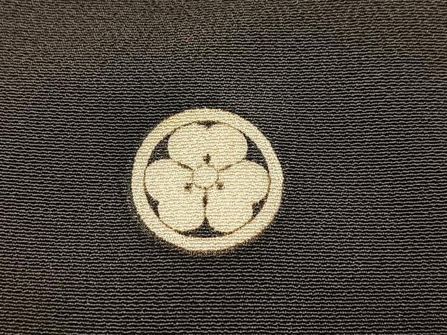 平和屋着物■豪華黒留袖 刺繍 飛鶴立波文 金銀糸 正絹 逸品 BAAX3768yc