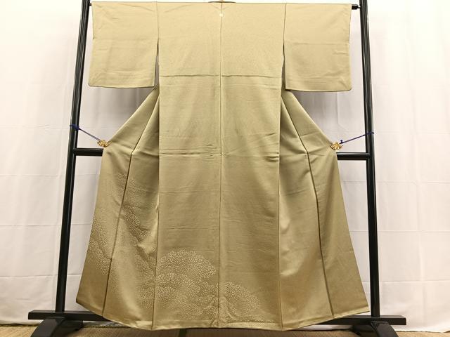 平和屋着物■豪華色留袖 寿光織 雲重ね文 正絹 逸品 BAAX3773yc