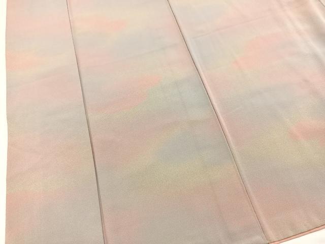平和屋着物■上質な小紋 雲重ね文 暈し染め 正絹 逸品 BAAX3779yc