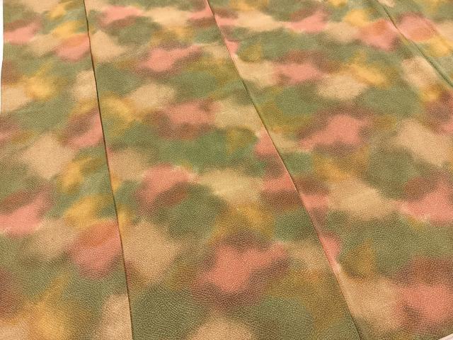 平和屋着物■上質な小紋 霞文 正絹 逸品 BAAX3784yc