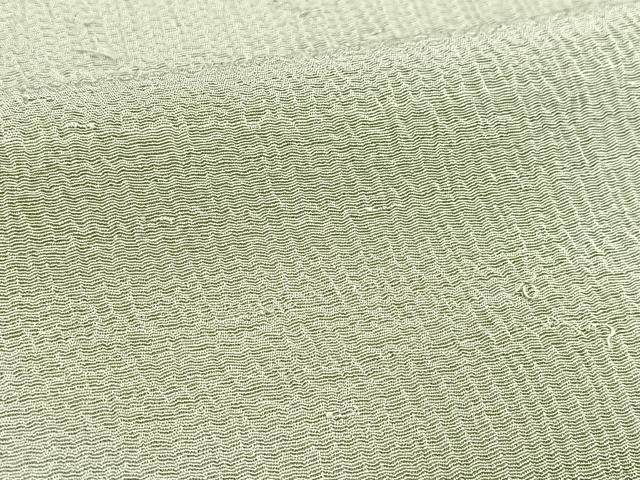 平和屋着物■上質な色無地 柳鼠色 正絹 逸品 BAAX3852yc