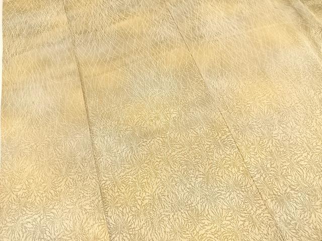 平和屋着物■上質な小紋 乱菊芝草文 暈し染め 正絹 逸品 BAAX3867yc