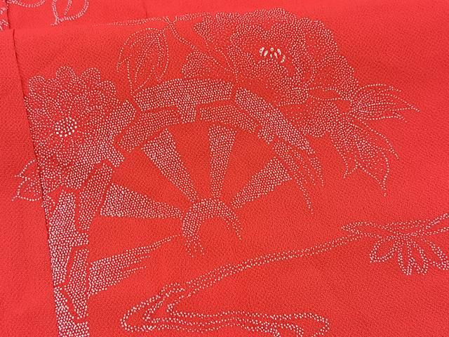 平和屋着物■アンティーク 大正ロマン 長羽織 袷 源氏物語 金彩 半衿刺繍 正絹 逸品 BAAX3875yc