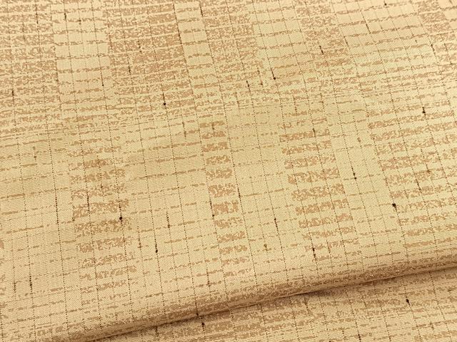平和屋着物■上質な紬 幾何学文様 正絹 逸品 BAAX3892yc