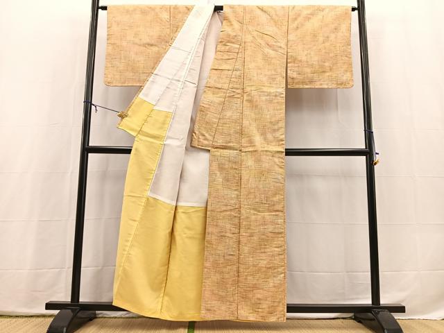 平和屋着物■上質な紬 霞文 正絹 逸品 BAAX3899yc