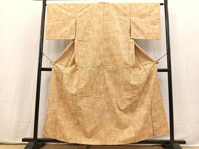 平和屋着物■上質な紬 霞文 正絹 逸品 BAAX3899yc