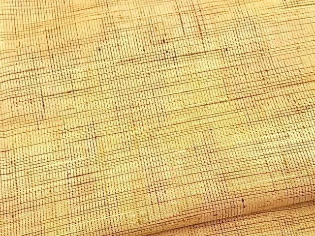 平和屋着物■上質な紬 霞文 正絹 逸品 BAAX3899yc