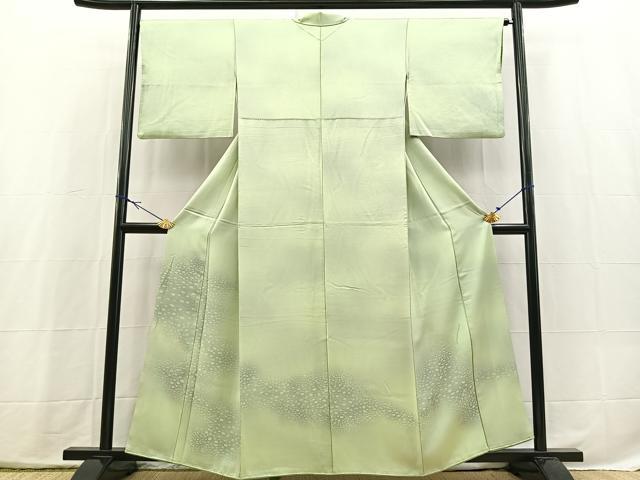 平和屋着物■訪問着 石畳文 暈し染め 正絹 逸品 BAAX3900yc