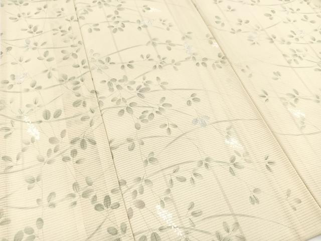 平和屋着物*夏物 小紋 絽 萩文 洗える着物 BAAX3951yc