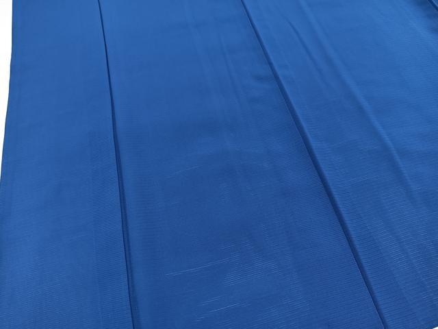 平和屋着物*夏物 色無地 絽 瑠璃紺色 正絹 逸品 BAAX3995yc