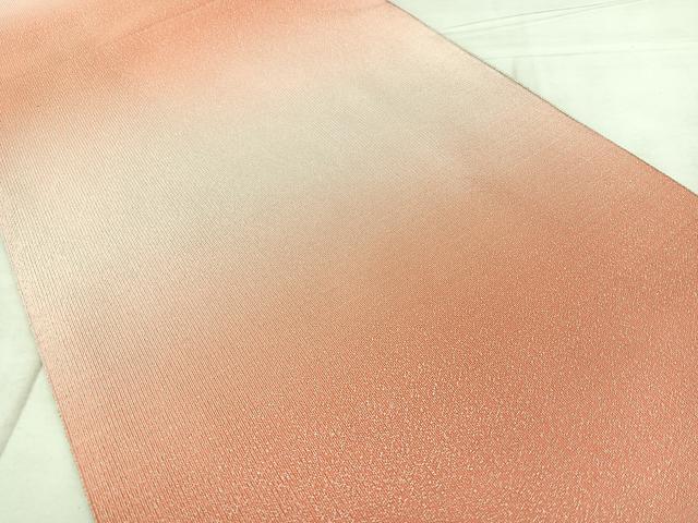 平和屋着物◎六通柄袋帯 綴れ 霞文 銀糸 正絹 逸品 BAAX4109qw