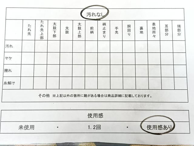 平和屋着物◎六通柄袋帯 鳳凰桐文 黒地 金銀糸 正絹 逸品 BAAX4110qw