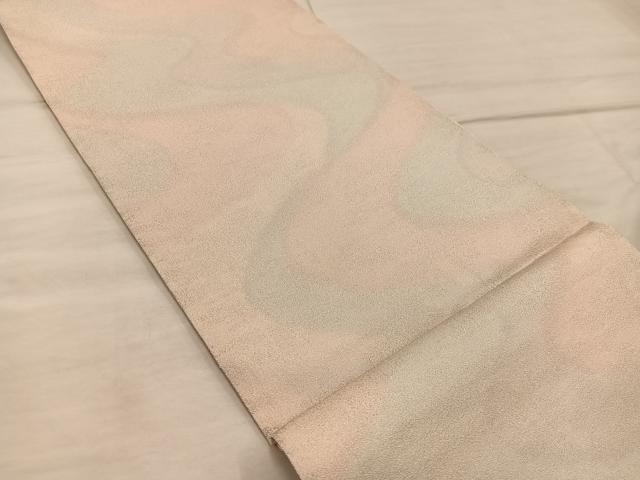 平和屋着物◎西陣 全通柄袋帯 砂子綴れ 流水文 正絹 逸品 BAAX4224mz