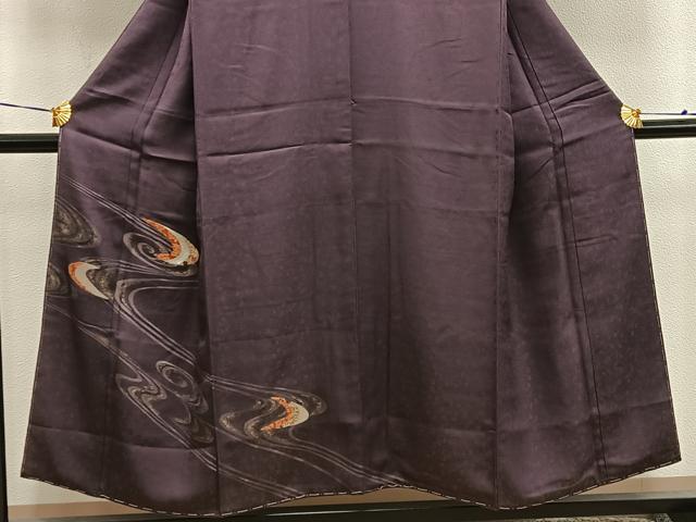 平和屋着物■訪問着 作家物 流水文 金彩 正絹 逸品 BAAX4461mz