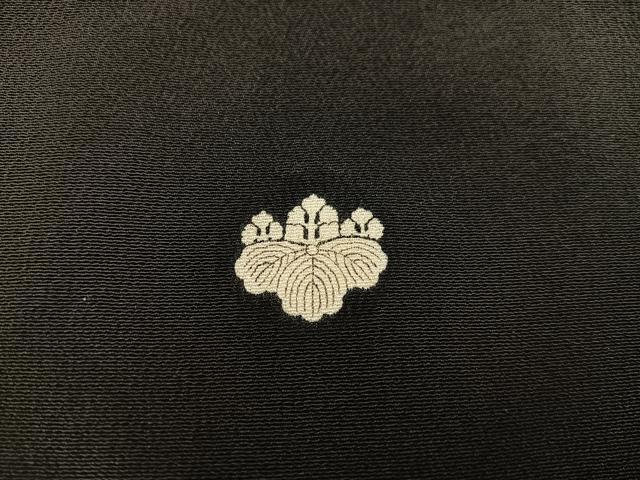 平和屋着物■豪華黒留袖 刺繍 鳳凰花文 金彩 正絹 逸品 BAAX4559mz