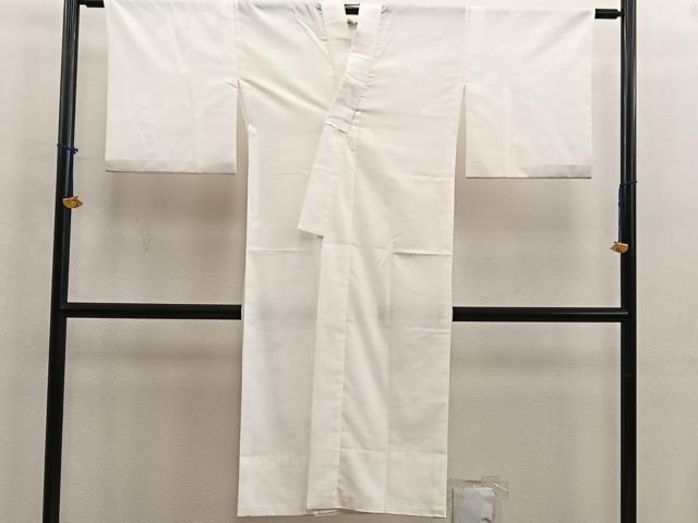 平和屋着物■長襦袢 無双仕立て 菊地紋 白色 洗える着物 BAAX4573mz