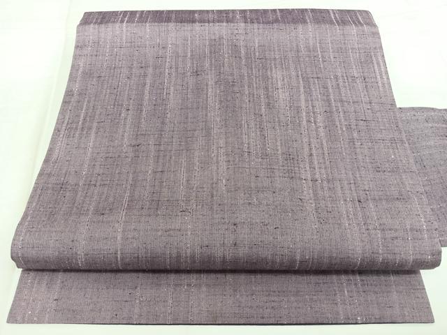 平和屋着物◎九寸名古屋帯 紬地 霞文 正絹 逸品 BAAX4618qw