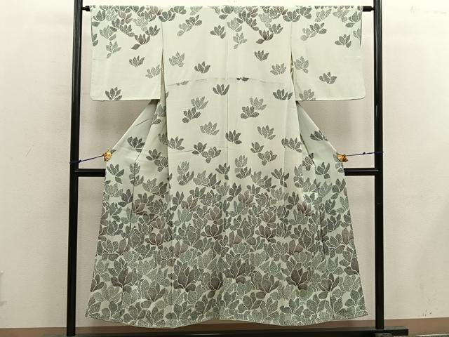 平和屋着物■訪問着 草花文 正絹 逸品 BAAX4807mz