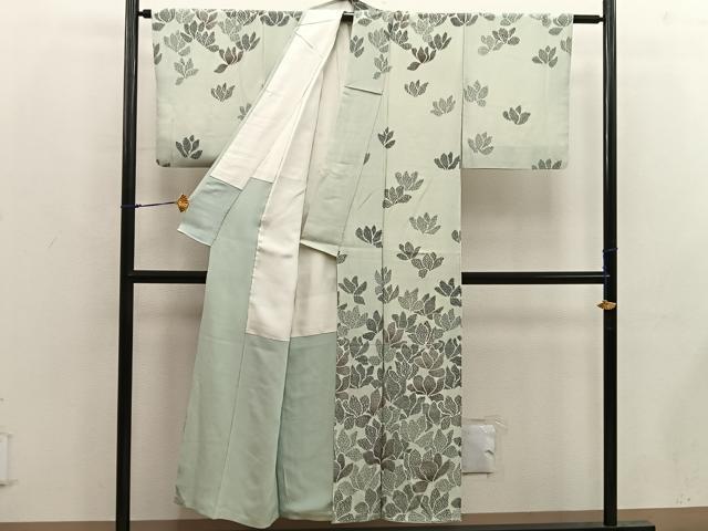 平和屋着物■訪問着 草花文 正絹 逸品 BAAX4807mz