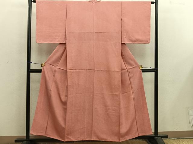 平和屋着物■江戸小紋 草花文 正絹 逸品 未使用 BAAX4824mz