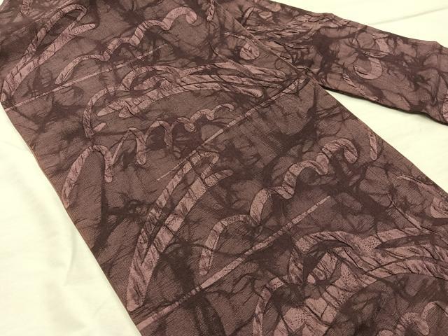 平和屋着物◎全通柄 九寸名古屋帯 ふくれ織 幾何学文様 正絹 逸品 BAAX4836mz