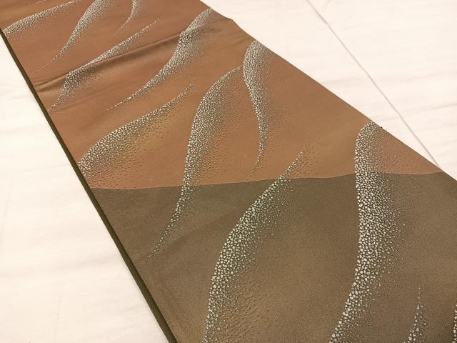 平和屋着物◎ファッションデザイナー 花井幸子 六通柄袋帯 幾何学文様 正絹 逸品 BAAX4844mz