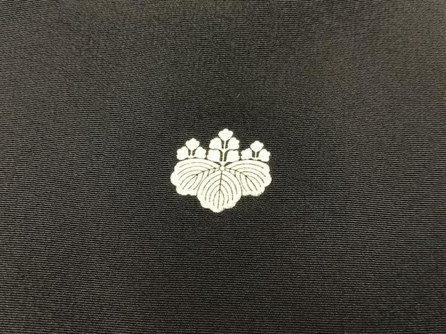 平和屋着物■豪華黒留袖 駒刺繍 飛鶴花文 金彩 正絹 逸品 BAAX4944mz