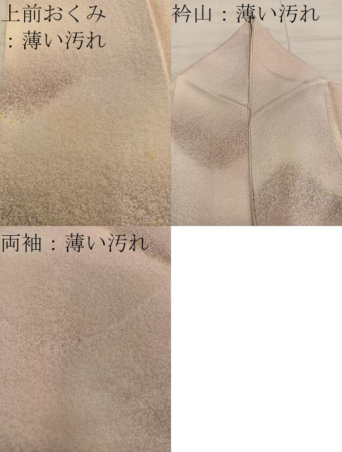 平和屋着物■上質な小紋 遠山文 暈し染め 正絹 逸品 BAAX4954mz