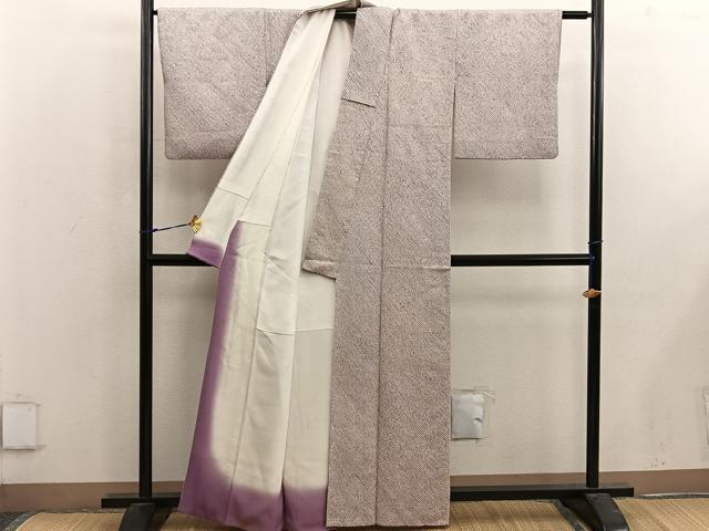 平和屋着物■大変加工の良い総絞り小紋 正絹 逸品 BAAX4987mz