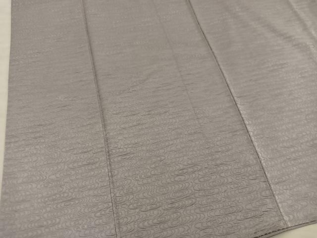 平和屋着物■上質な色無地 流水地紋 茶鼠色 正絹 逸品 BAAX5020mz