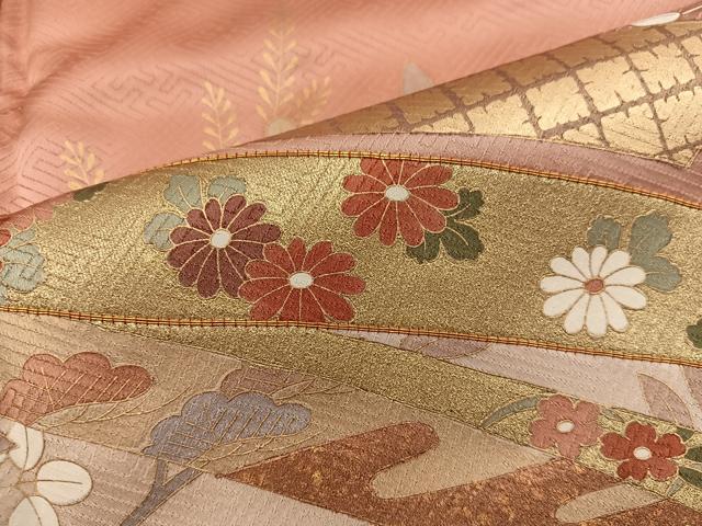 平和屋着物■豪華色留袖 作家物 駒刺繍 菊花文 暈し染め 金彩 正絹 逸品 BAAX5028mz