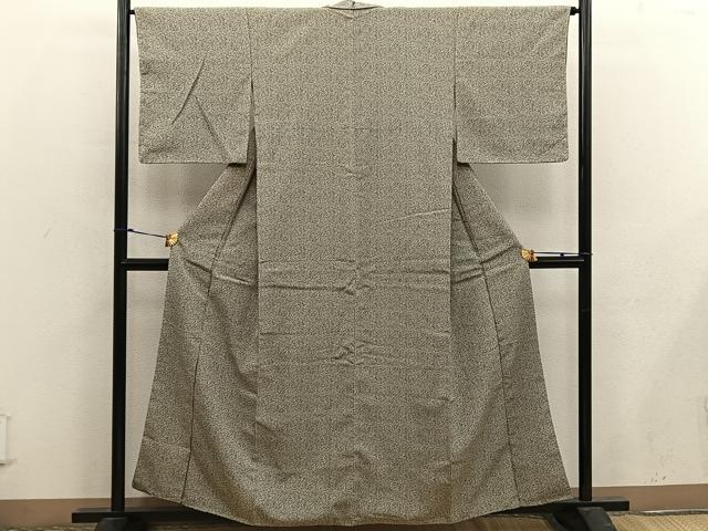 平和屋着物■上質な小紋 幾何学文様 正絹 逸品 BAAX5032mz