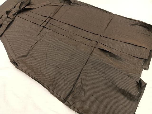 平和屋着物■男性 行灯袴 縞 正絹 逸品 BAAX5037mz