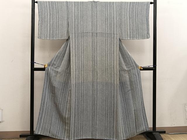 平和屋着物■上質な小紋 間道 正絹 逸品 BAAX5051mz