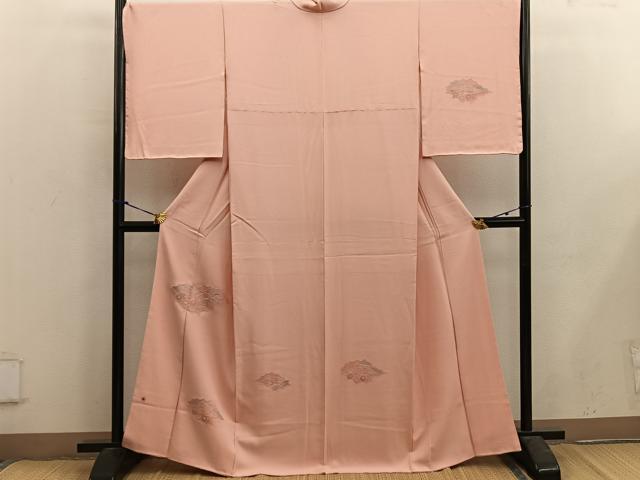 平和屋着物■訪問着 総刺繍 スワトウ刺繍 菊花文 正絹 逸品 未使用 BAAX5070mz