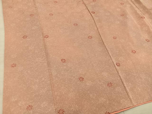 平和屋着物■上質な小紋 菊 地紋起こし 正絹 逸品 BAAX5108mz