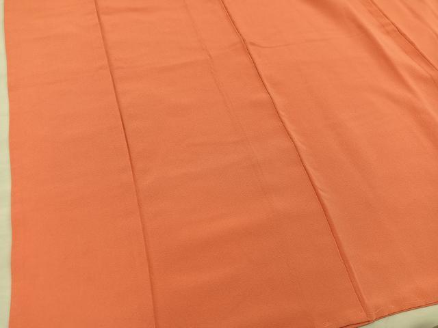 平和屋着物■上質な色無地 丹色 正絹 逸品 BAAX5112mz