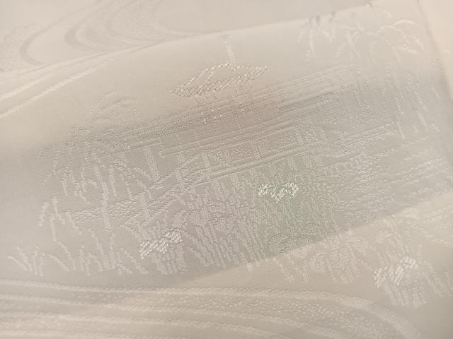 平和屋着物■長襦袢 無双仕立て 風景地紋 暈し染め 正絹 逸品 BAAX5120mz